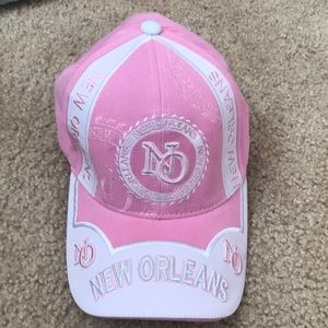 Pink New Orleans baseball hat